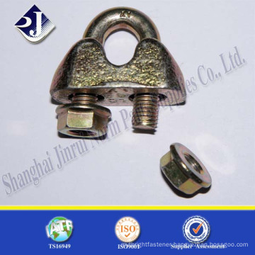 non-standard bolt with hex flange nut gold zinc